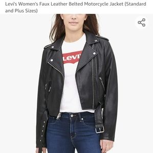 Faux Leather Moto Jacket